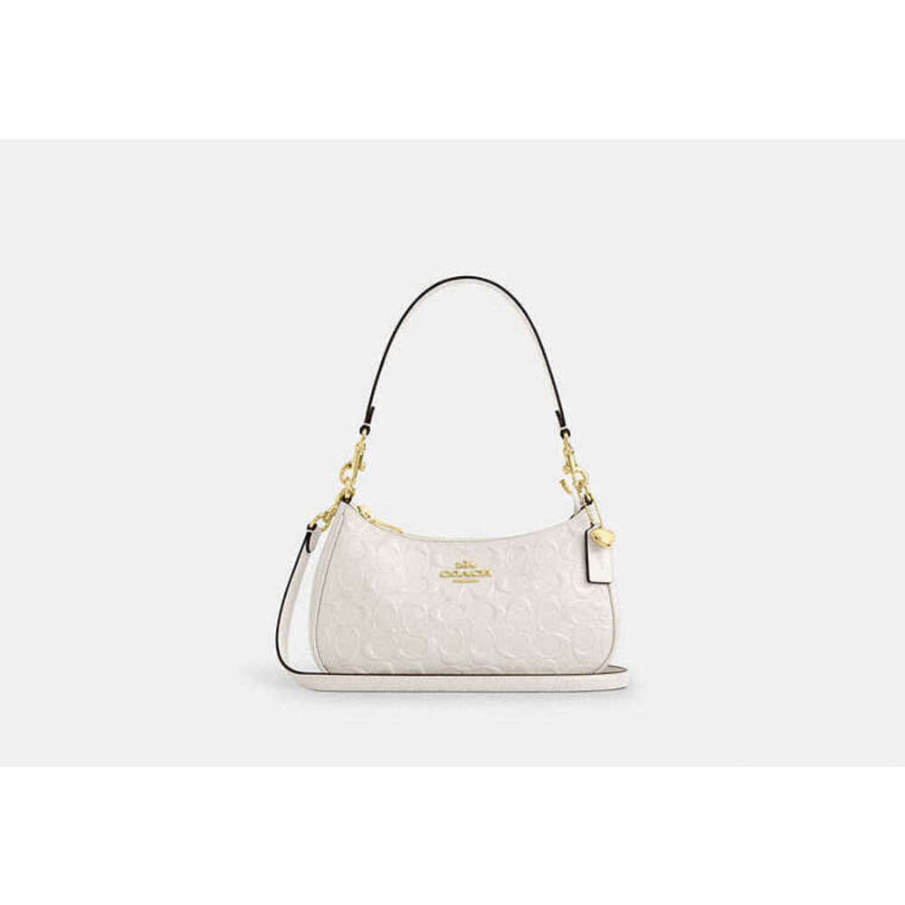 Teri Shoulder Bag In Signature Leather With Heart Charm